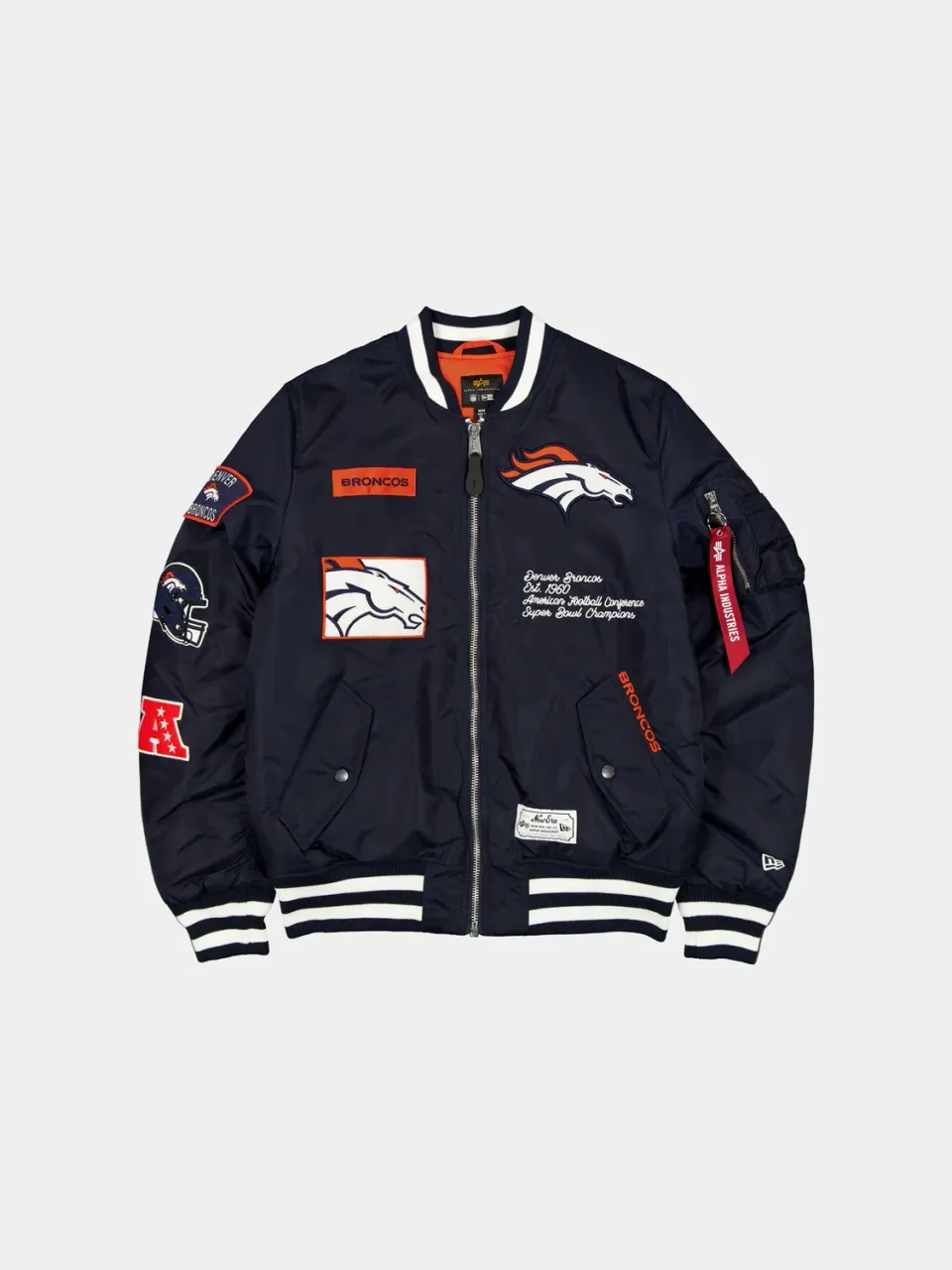 Alpha Industries MA-1 geaca bomber bleumarin Broncos