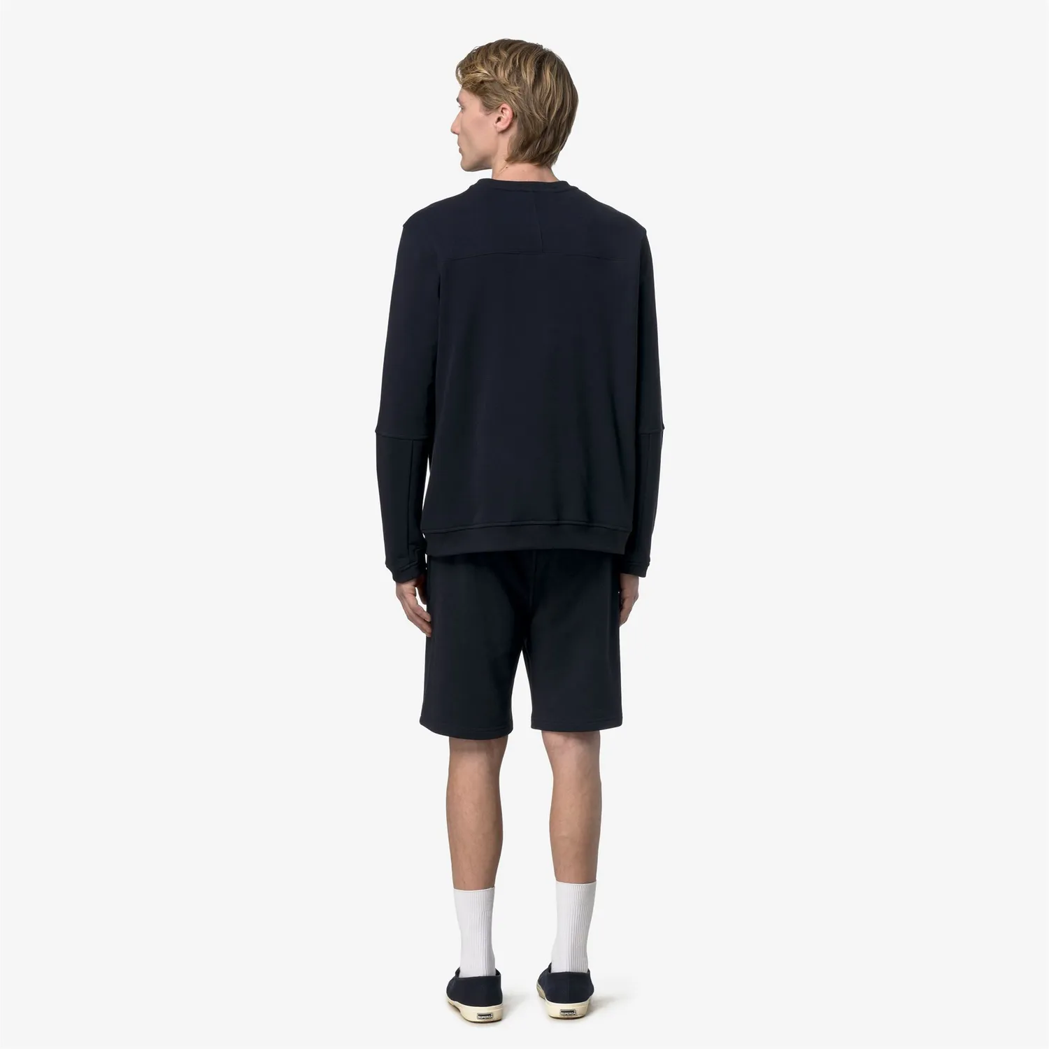 K-Way Nael Poly Cotton bluza unisex albastra
