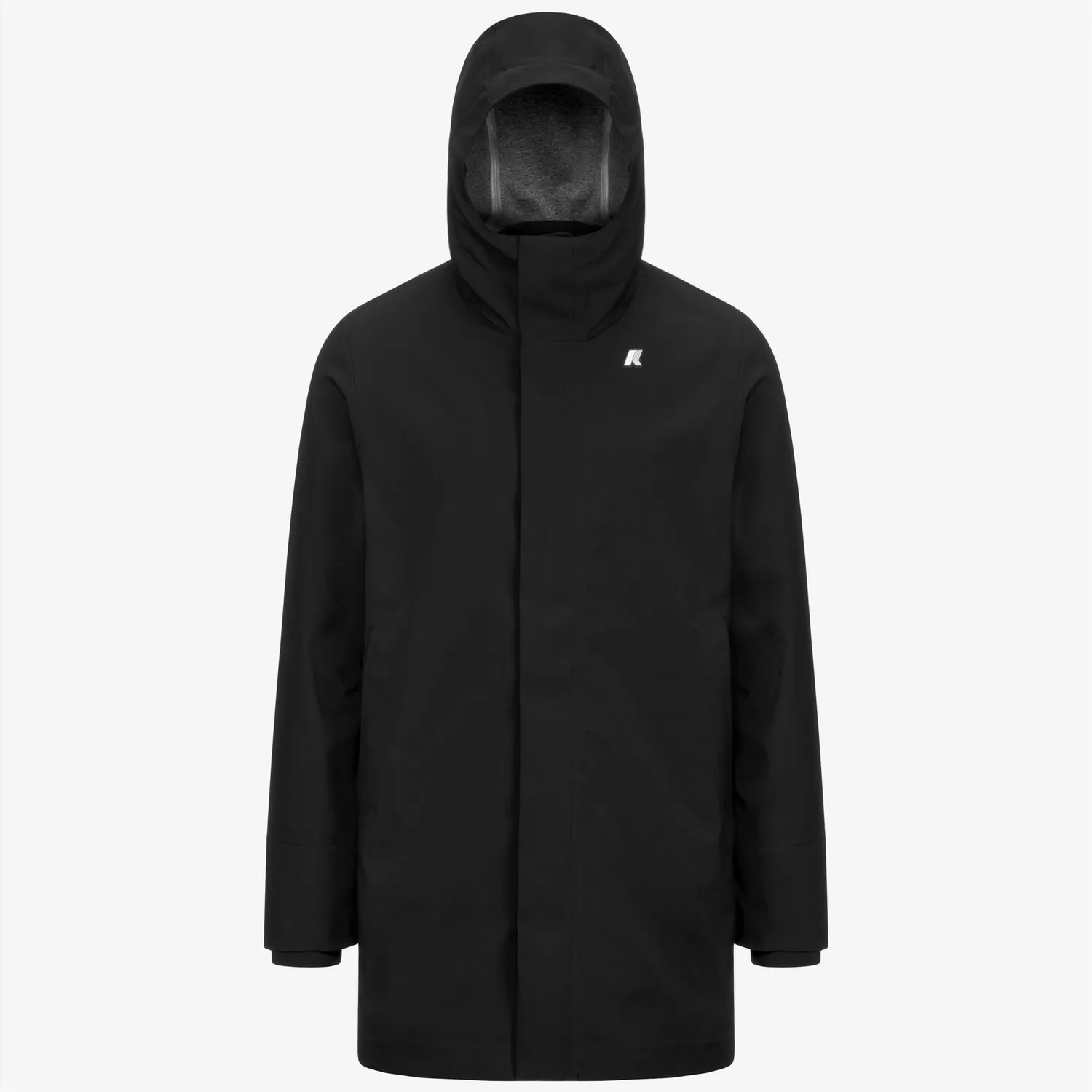 K-Way Tommy Bonded parka barbati neagra impermeabila