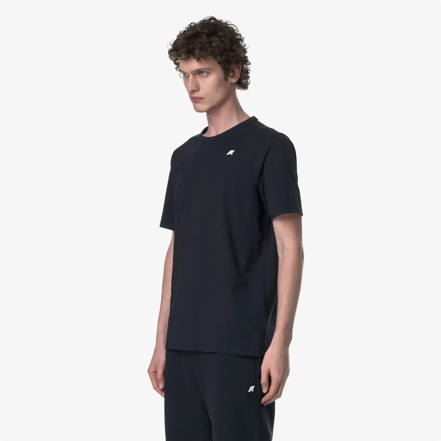 K-Way Klassic Adame Light Stretch tricou albastru bumbac