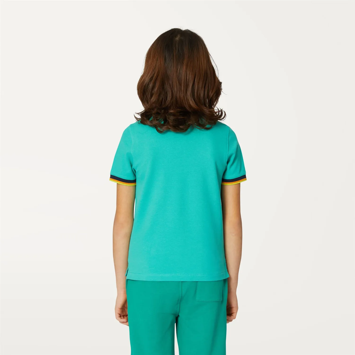 K-Way P. Vincent tricou polo baieti verde marin bumbac