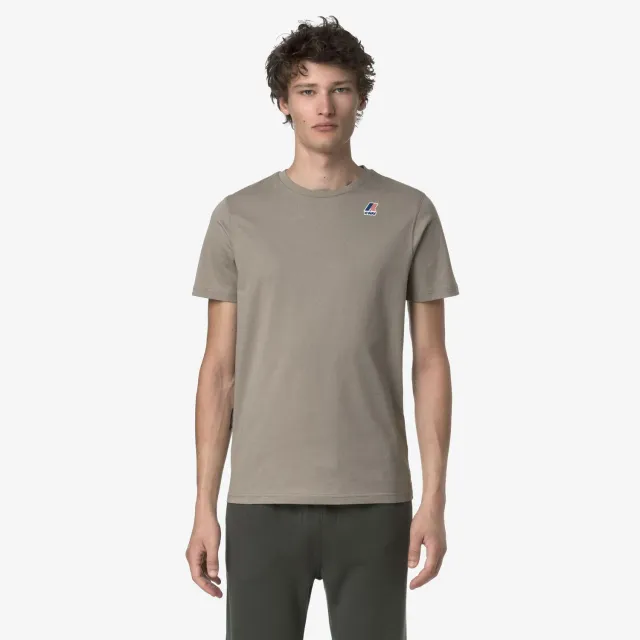 K-Way Leonide tricou bej pliabil