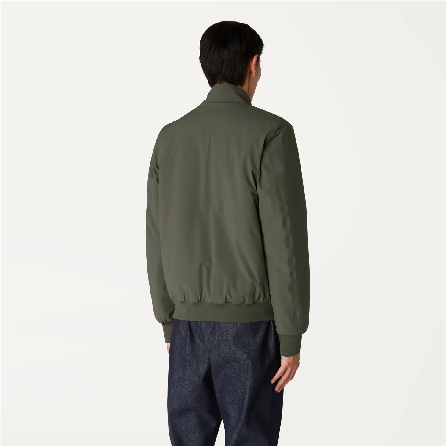 K-Way Arsene Geaca Scurta Barbati Verde Reversibila