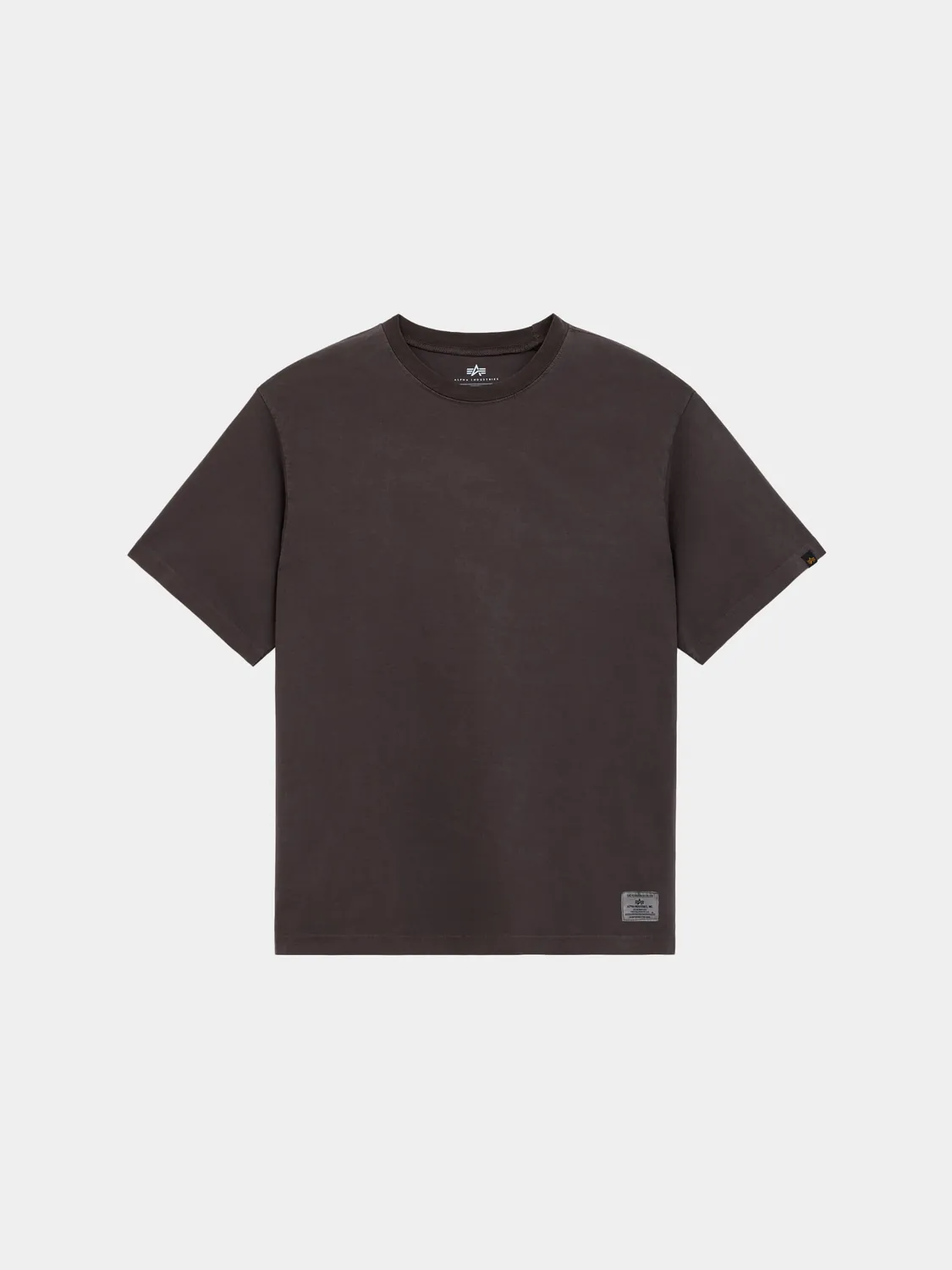 Alpha Industries Essential Battlewash tricou negru bumbac