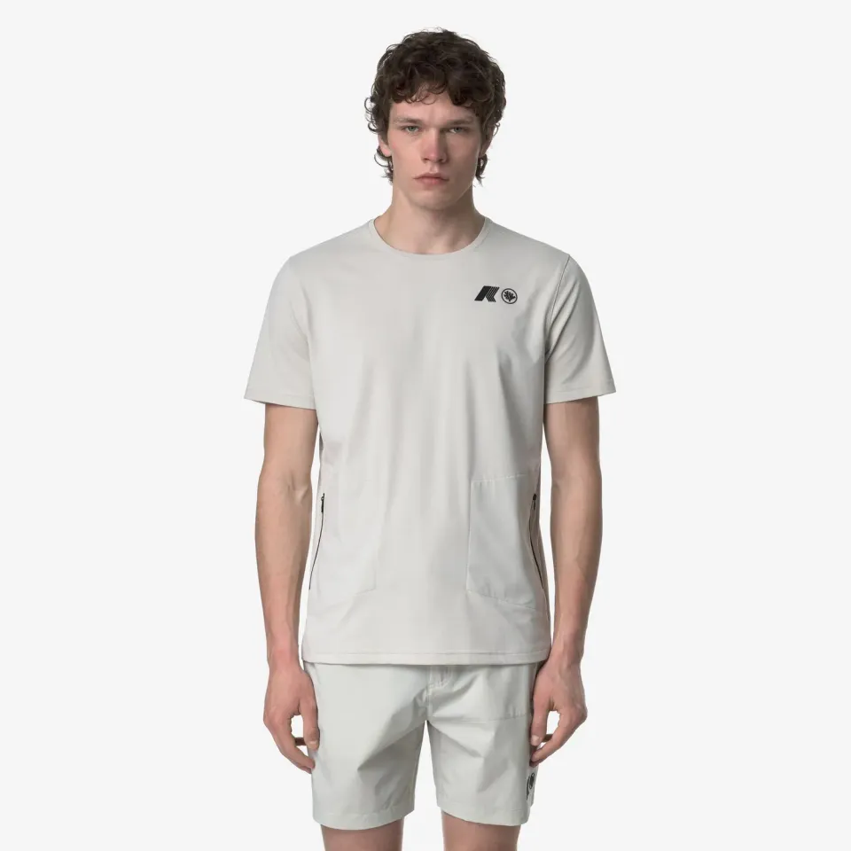 K-Way Seril Coral Gardeners tricou bej pliabil