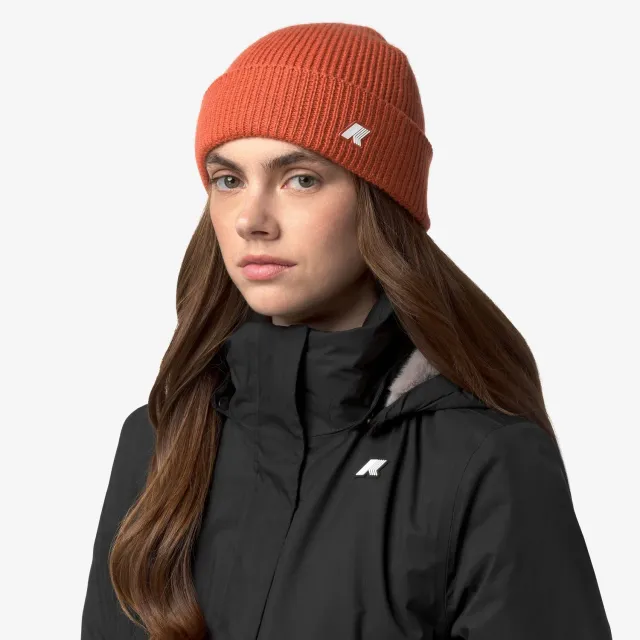 K-Way Brice caciula unisex portocaliu din lana