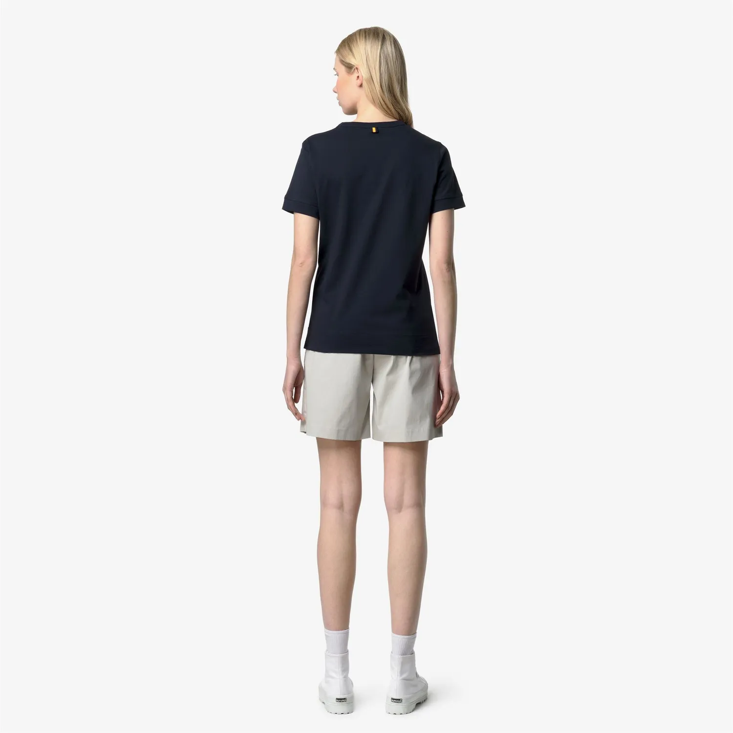 K-Way Emel tricou dama albastru din bumbac