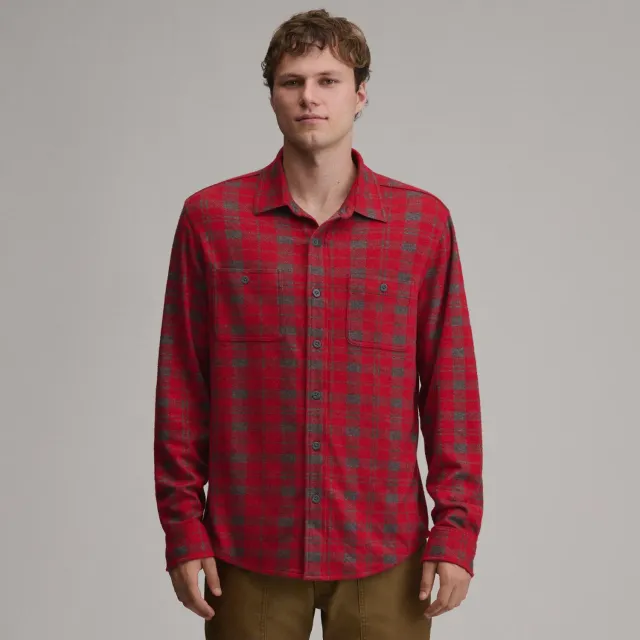 Eddie Bauer Soft Knit Shirt camasa barbati Carbon tricot moale