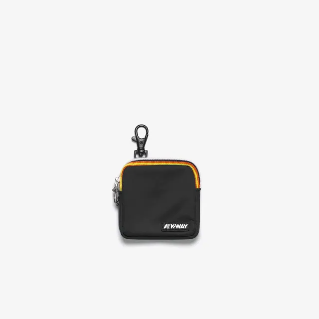 K-Way Emee husă căști nylon neagră 7cm