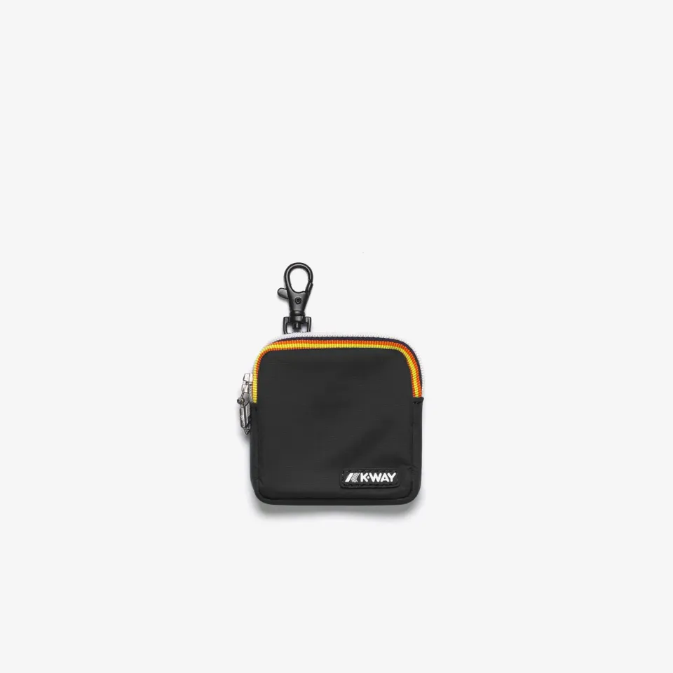 K-Way Emee husă căști nylon neagră 7cm
