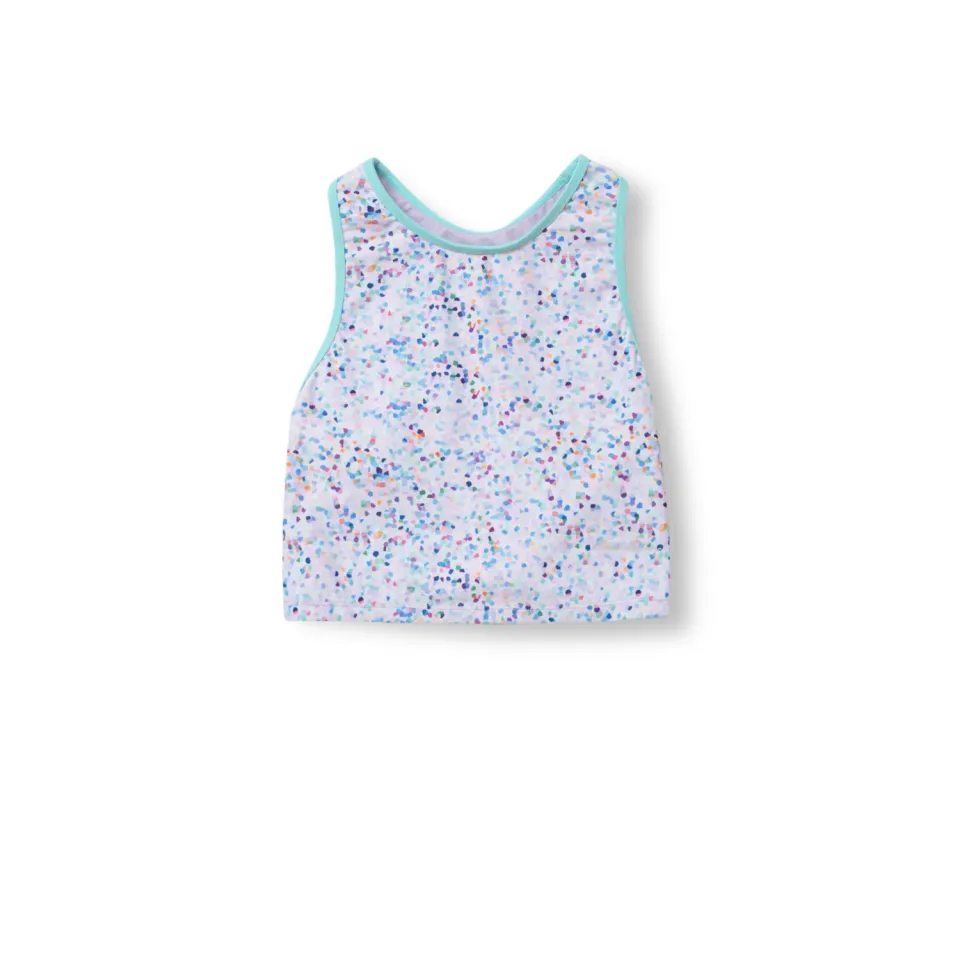 Eddie Bauer Sea Spray tankini fete Pastel Lilac UPF50+