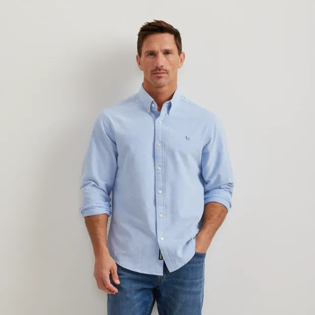 Eddie Bauer Eddie's Oxford cămașă albă bărbați