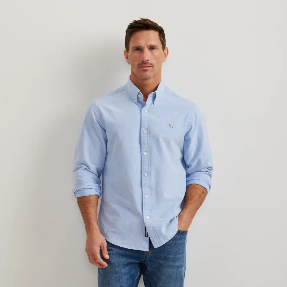 Eddie Bauer Eddie's Oxford cămașă albă bărbați