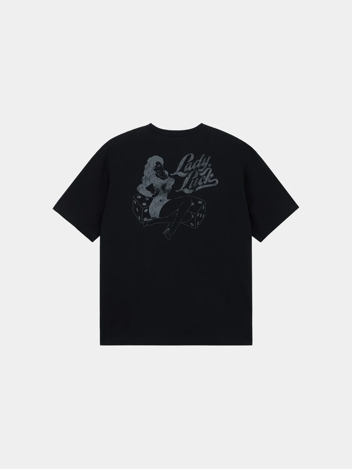 Alpha Industries Lady Luck Tee tricou negru relaxed