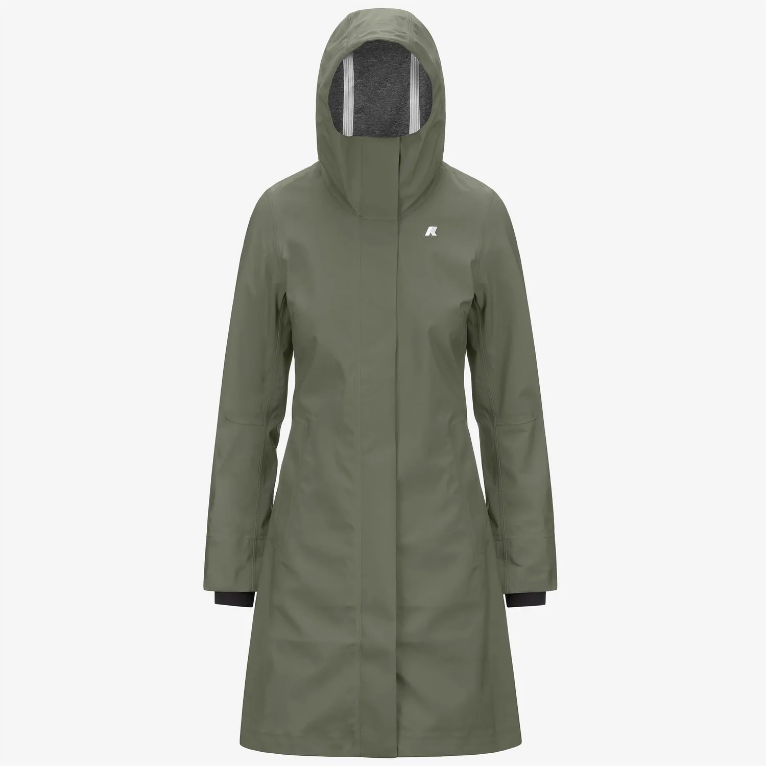 K-Way Stephy Bonded Jersey geacă damă Green Lichen 3/4