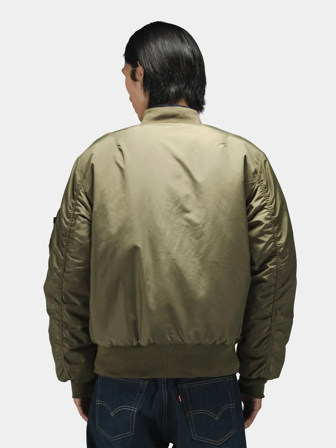 Alpha Industries MA-1 Oxford geaca bomber OG-107 Green impermeabila