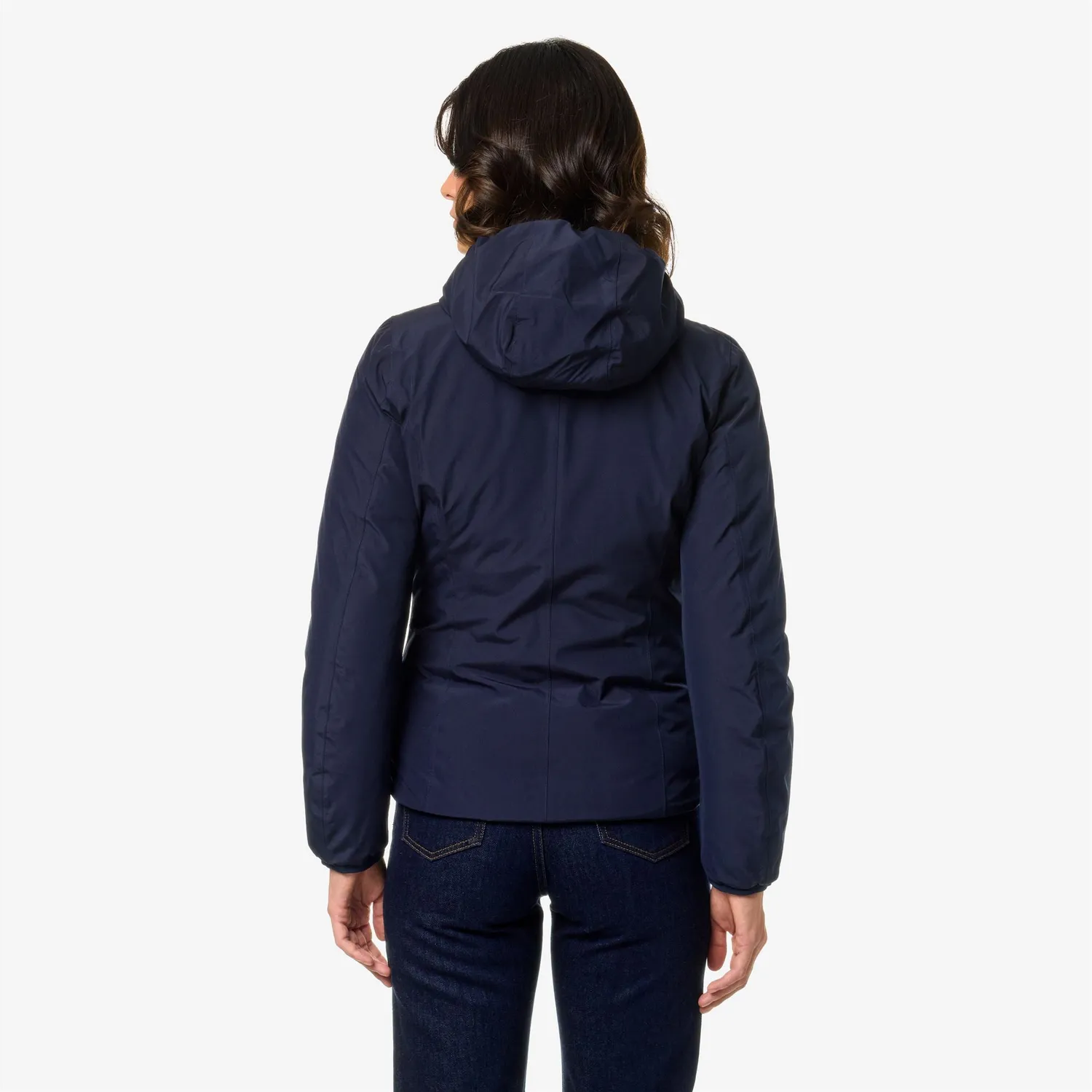 K-Way Lily St Thermo Double geaca dama albastru-verde calduroasa