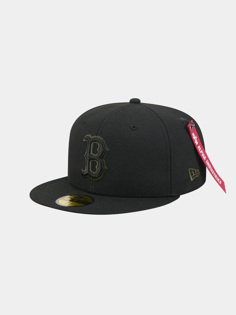 Alpha Industries Boston Red Sox 59Fifty sapca fitted neagra