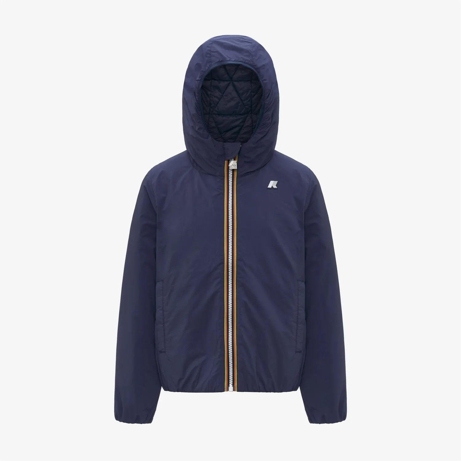K-Way Jack Plain Warm geaca baieti Blue Deep Cobalt impermeabila