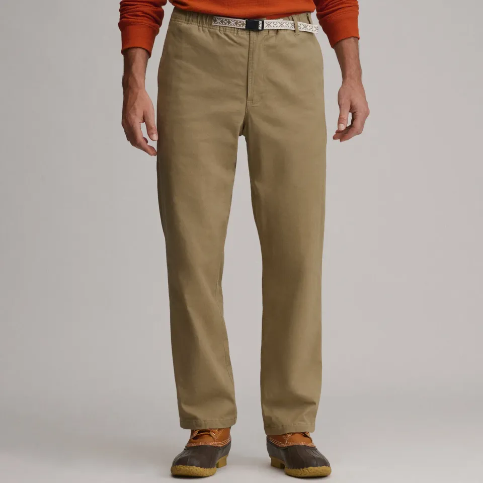 Eddie Bauer Legend Wash pantaloni flanel Dark Khaki