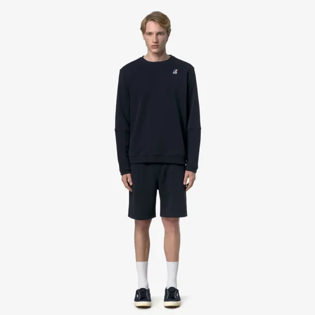 K-Way Nael Poly Cotton bluza unisex albastra