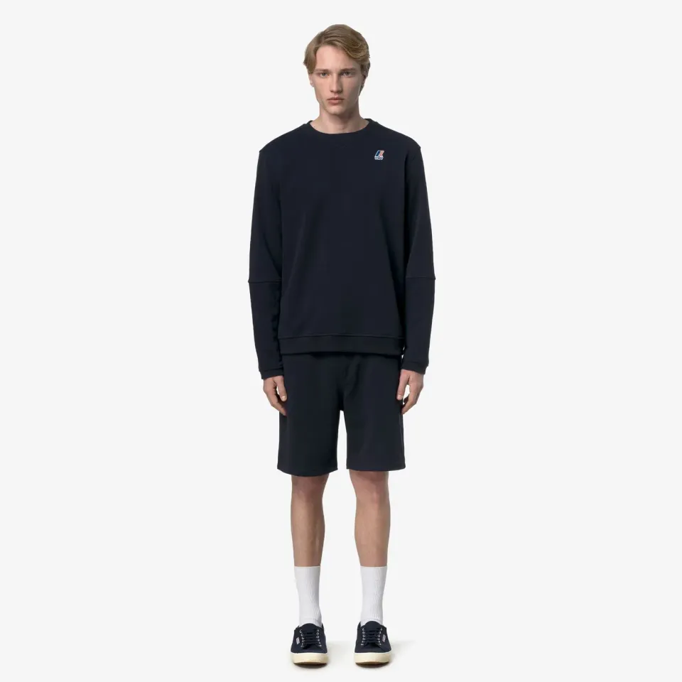K-Way Nael Poly Cotton bluza unisex albastra