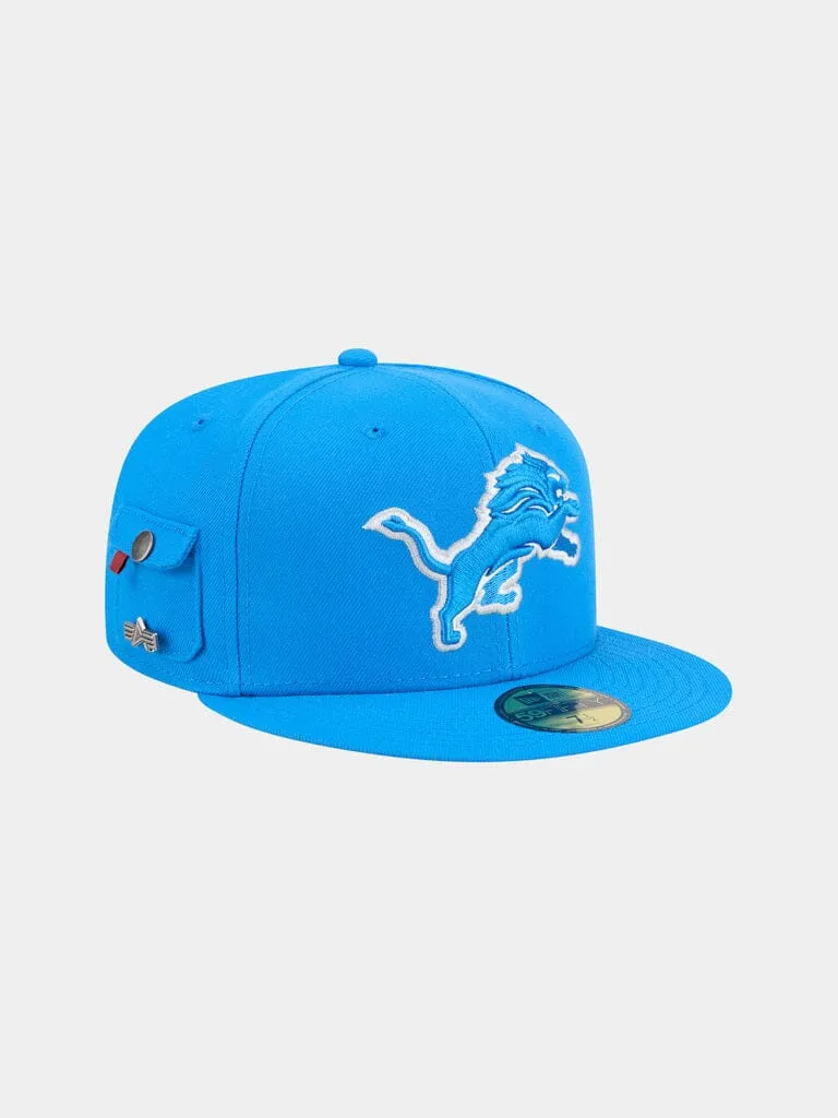 Alpha Industries Detroit Lions 59Fifty sapca fitted albastru