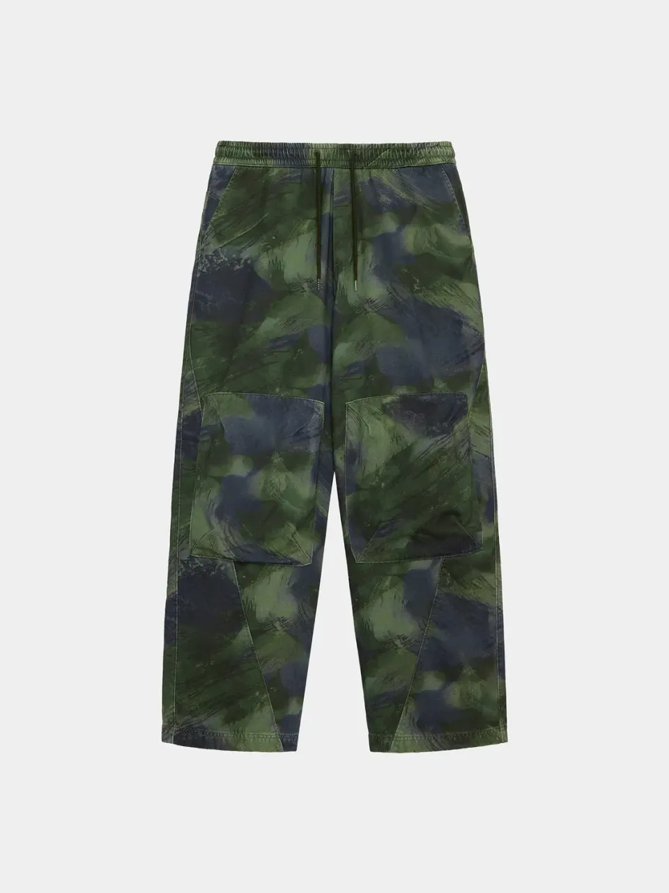 Alpha Industries Oversized Washed pantalon camo masliniu