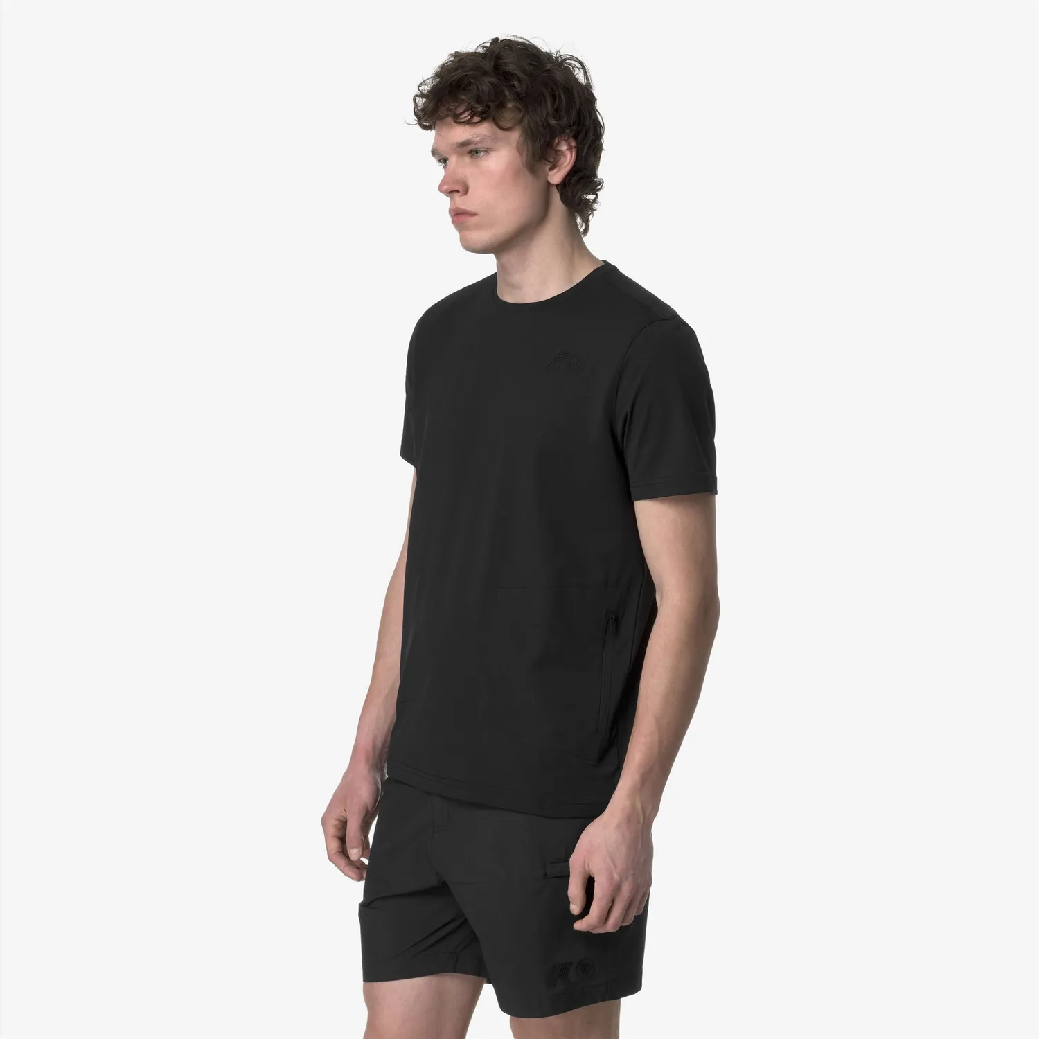 K-Way Seril Coral Gardeners tricou negru pliabil barbati