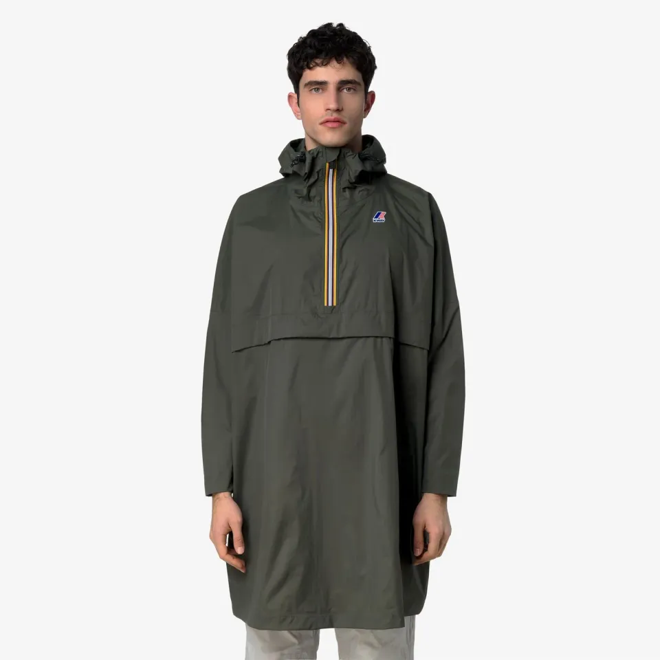 K-Way Le Vrai 4.0 Fortune poncho ploaie Green Blackish lung