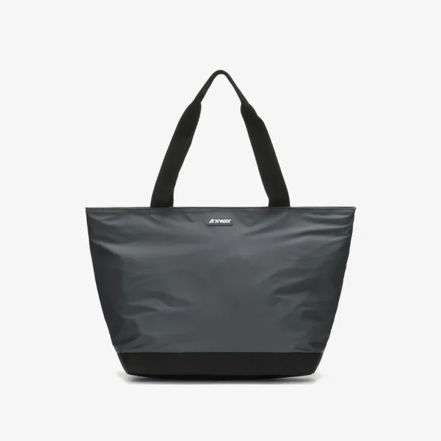 K-Way Clere tote bag verde-negru impermeabil 33x52cm