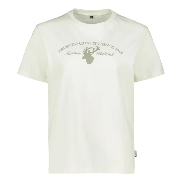 Sasta Trusted Deer W tricou dama alb bumbac organic