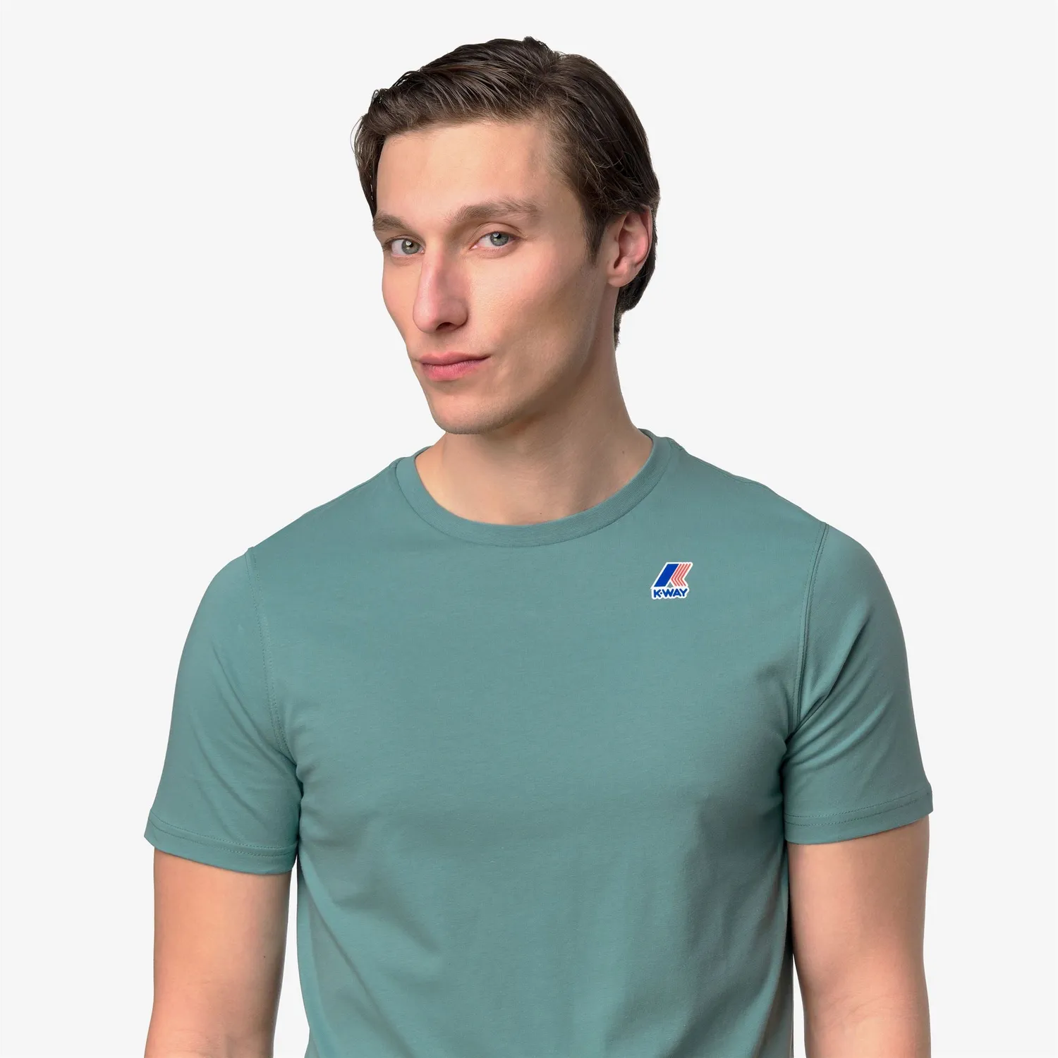 K-Way Leonide tricou unisex verde XS-3XL bumbac