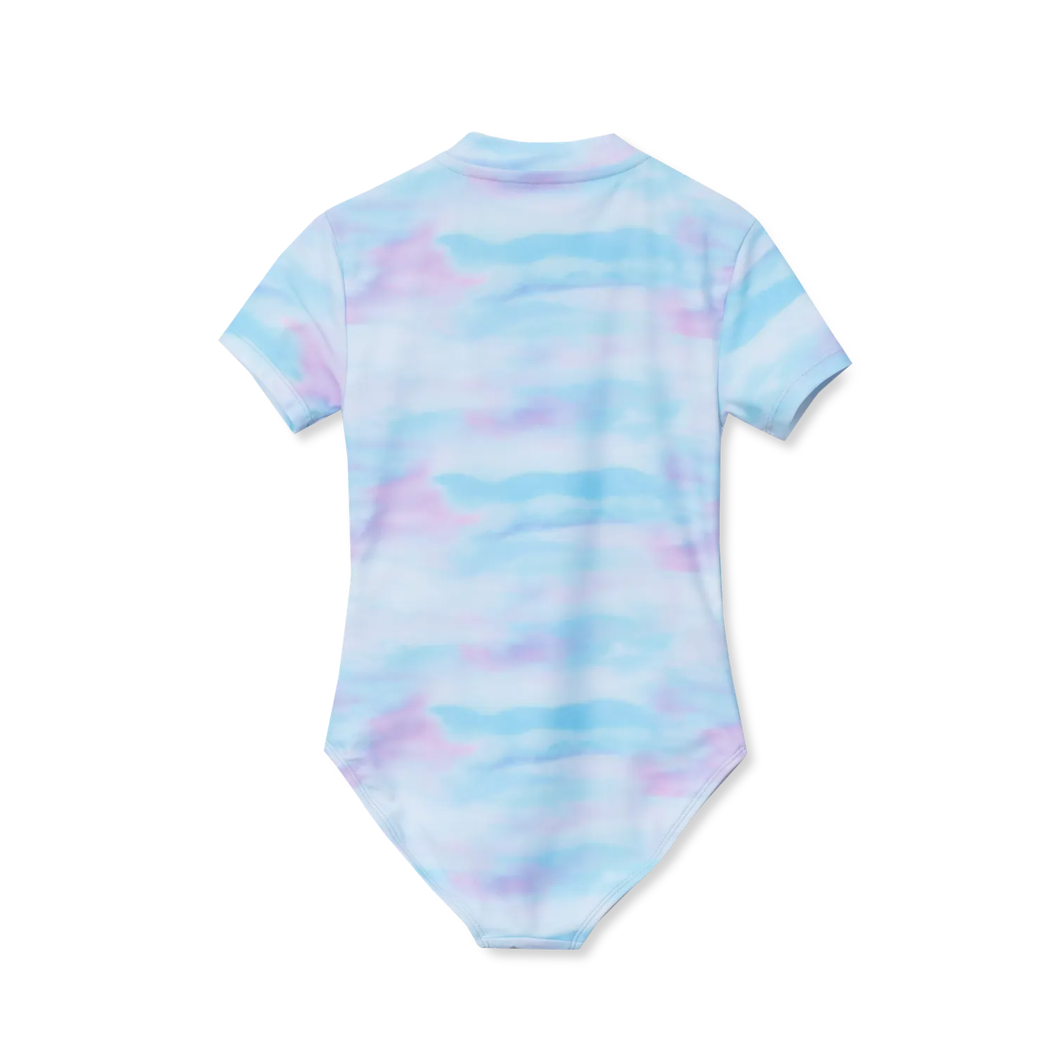 Eddie Bauer Sea Spray SS One PC Zip Front costum baie lavender mânecă lungă