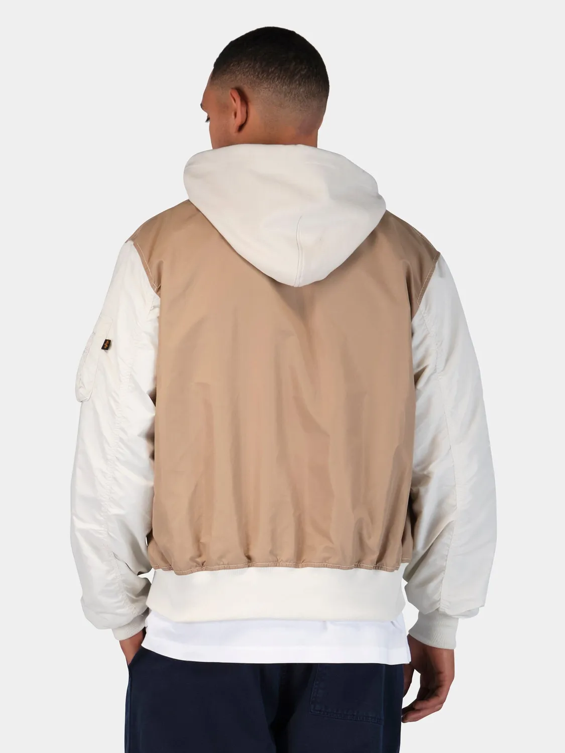 Alpha Industries L-2B Relaxed Varsity geacă Dust Khaki ușoară