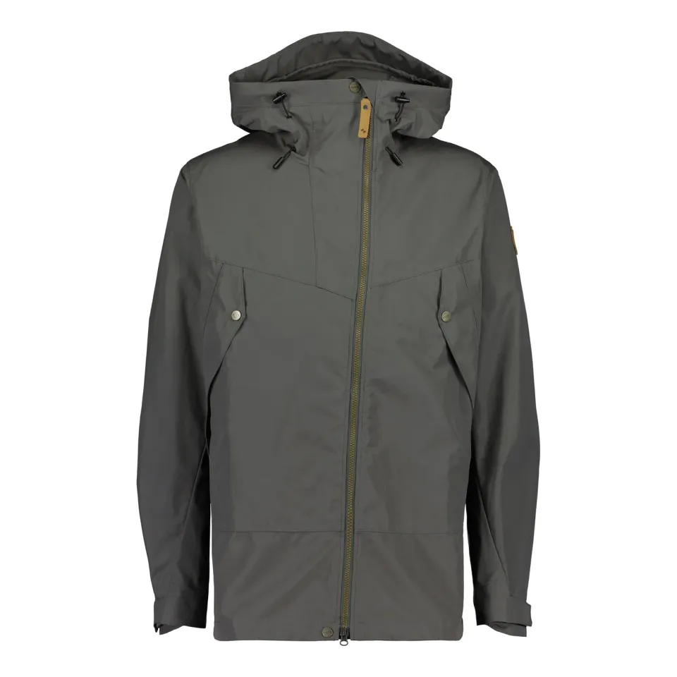 Sasta Peski Ventile jacheta gri carbune bumbac organic