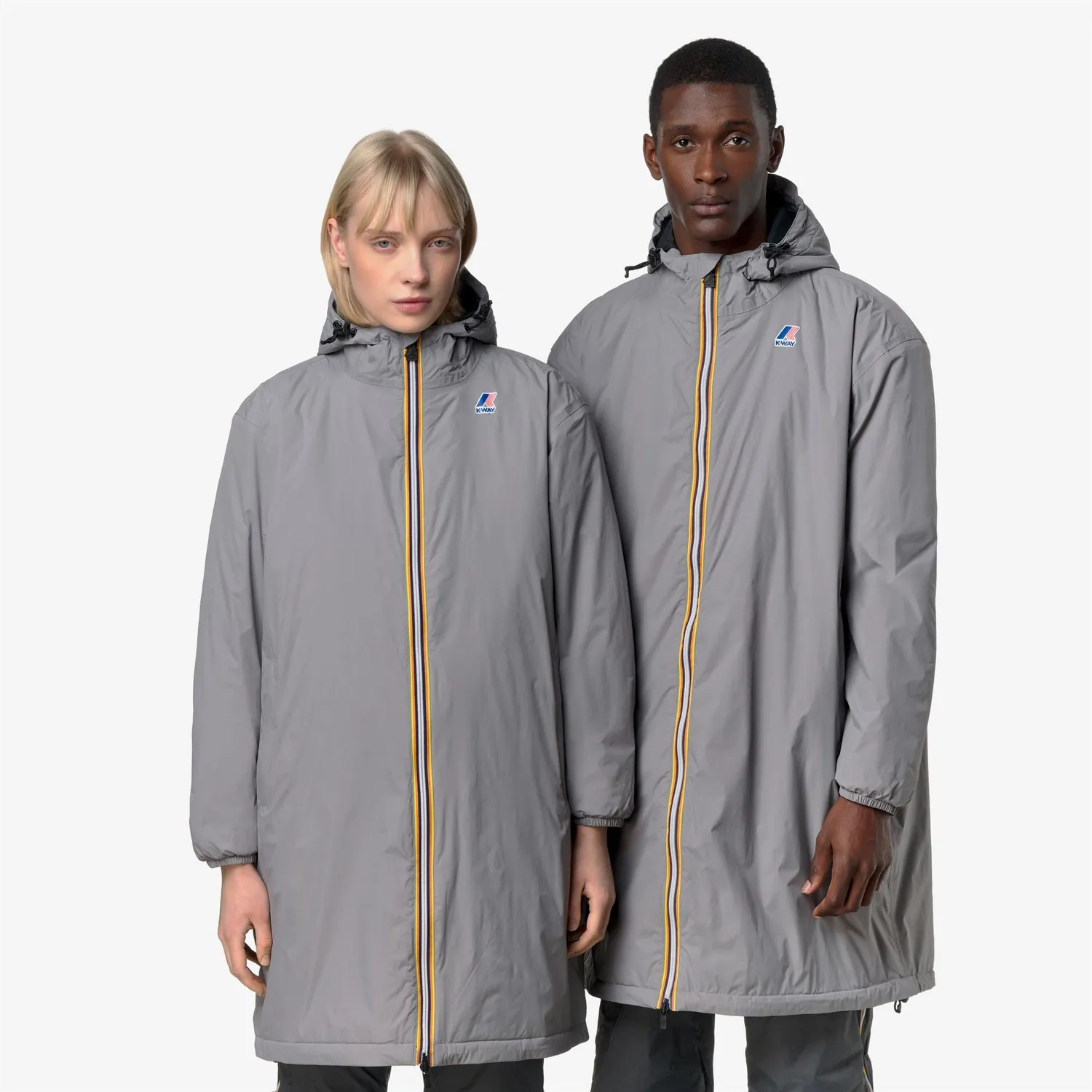 K-Way Le Vrai 4.0 Eiffel geaca unisex gri captusita
