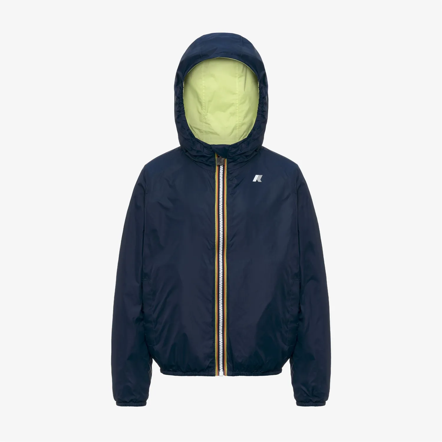 K-Way P. Jake Plus.2 Double geaca baieti galben reversibila