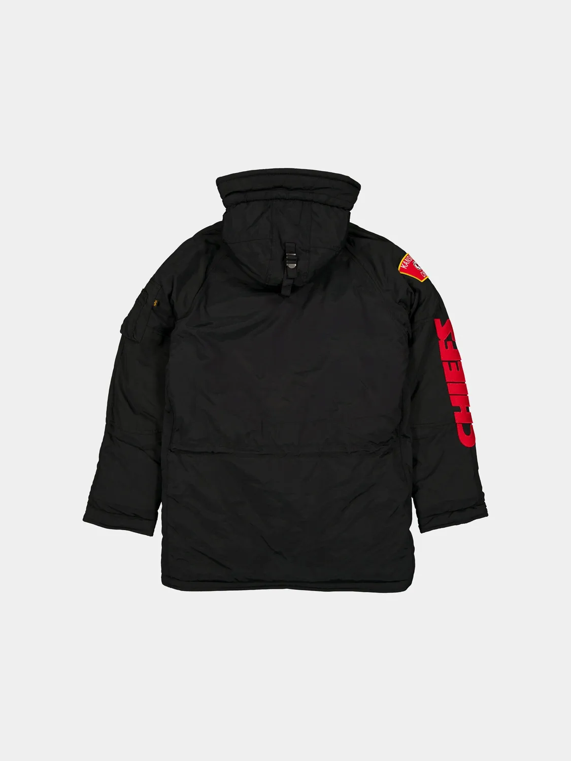 Alpha Industries N-3B Kansas City Chiefs parka neagra