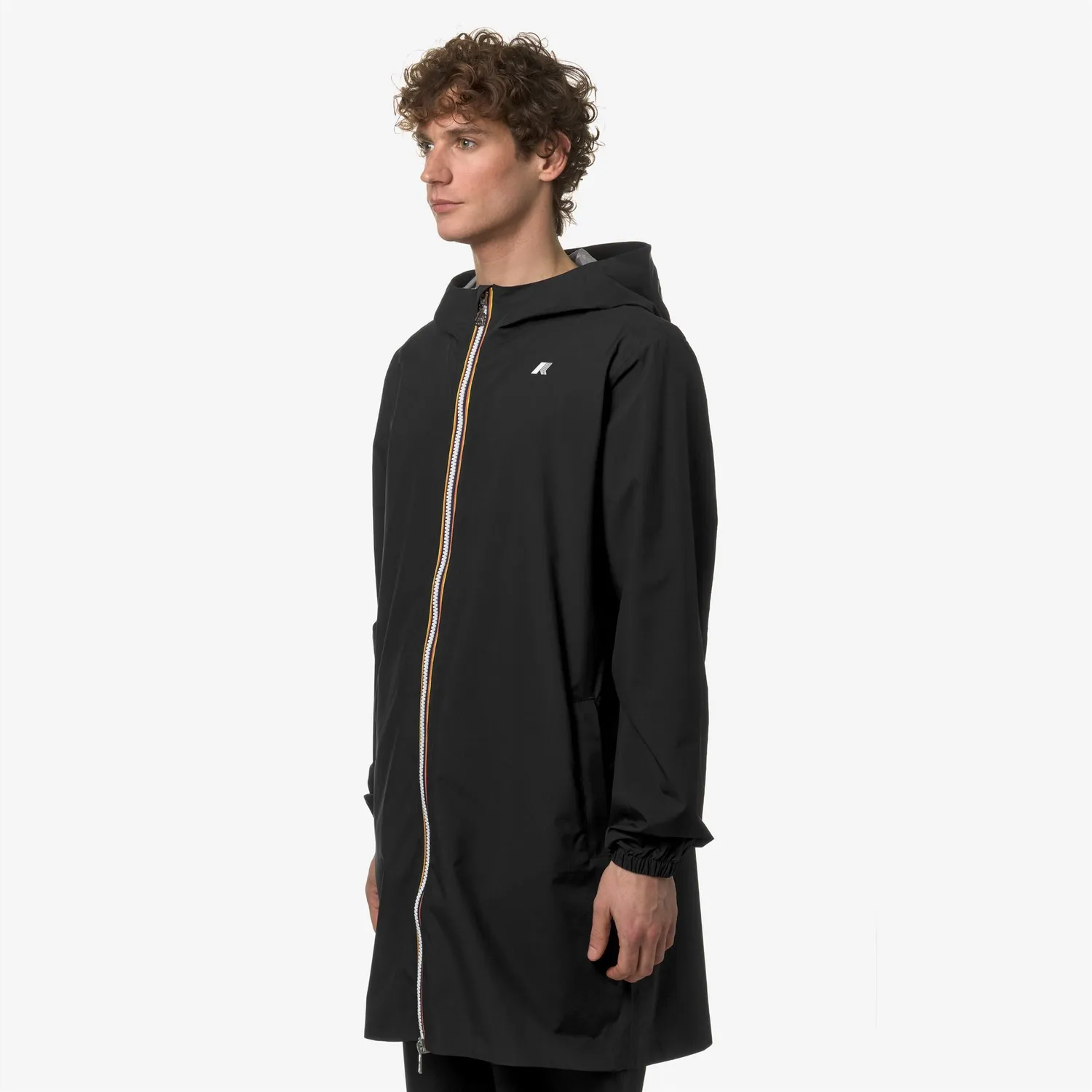 K-Way Thomas Stretch Dot geaca barbati neagra 3/4