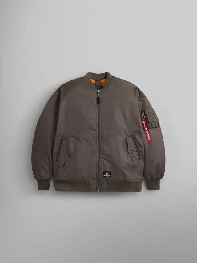Alpha Industries MA-1 Mod bomber dama negru oversized