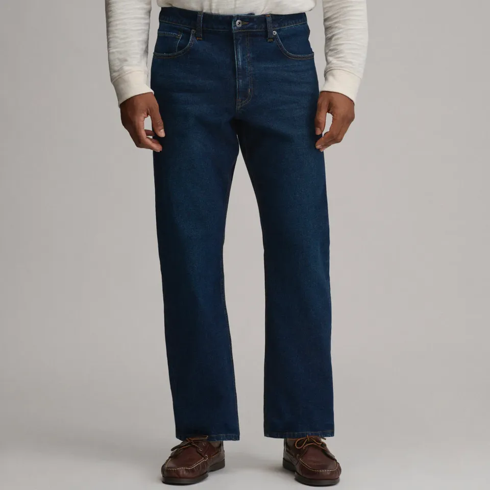 Eddie Bauer Eddie's Flex Jean Relaxed blugi indigo elastici