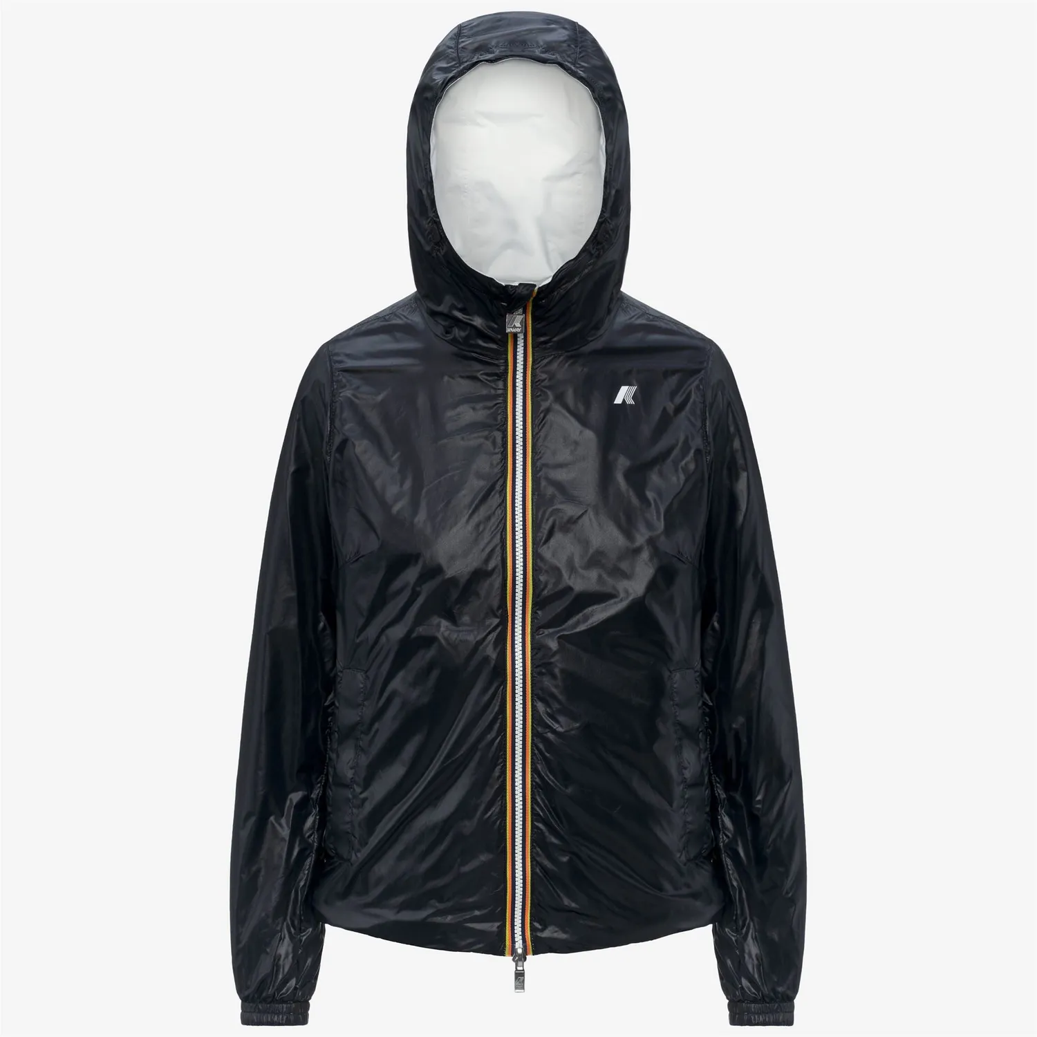 K-Way Lil 2.0 Plus.2 Double geacă damă alb-negru reversibilă