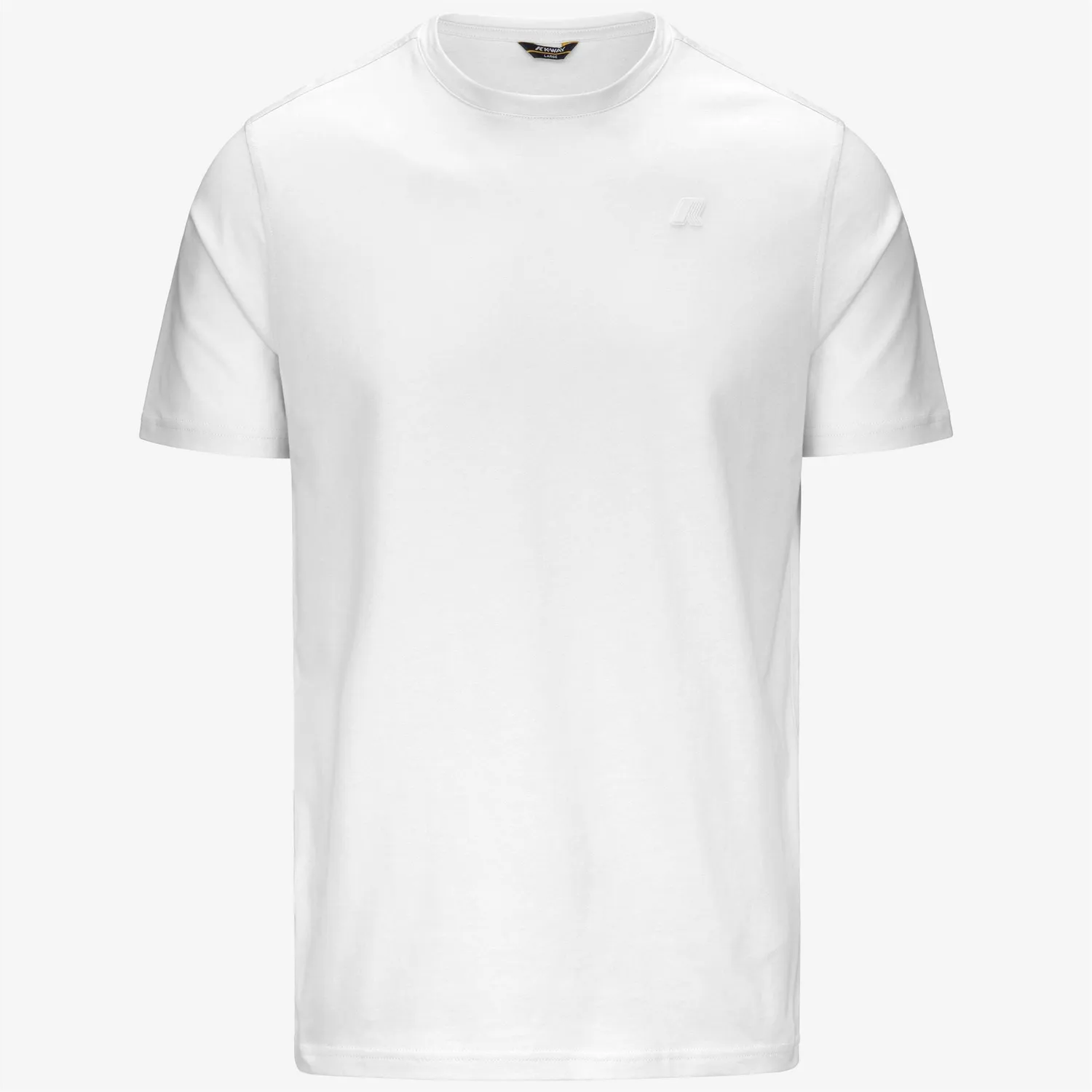 K-Way Odom Jersey Slim tricou alb bumbac