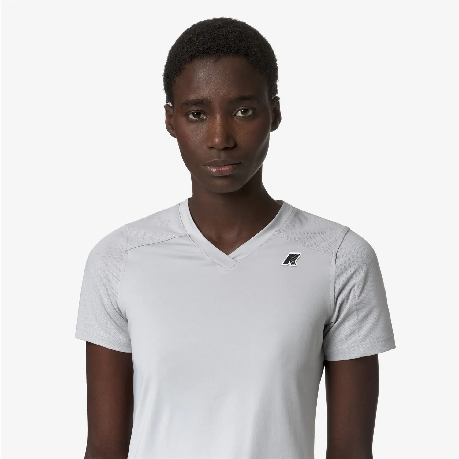 K-Way Gannat tricou dama gri Ash sport