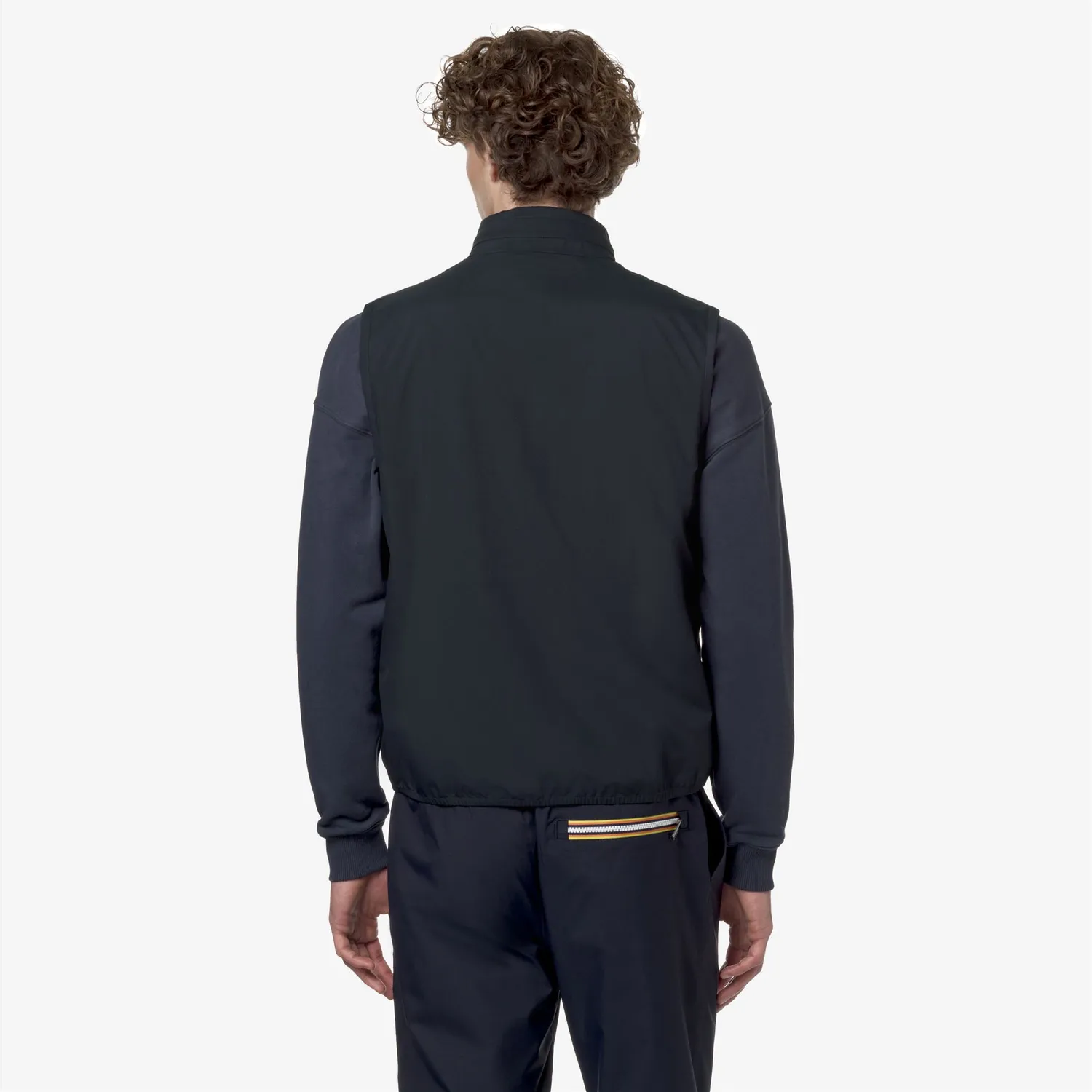 K-Way Valen Stretch Dot vesta albastra impermeabila