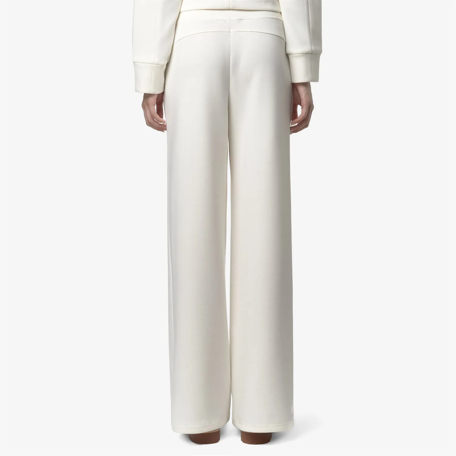 K-Way Loire Light Spacer pantaloni damă albi evazați