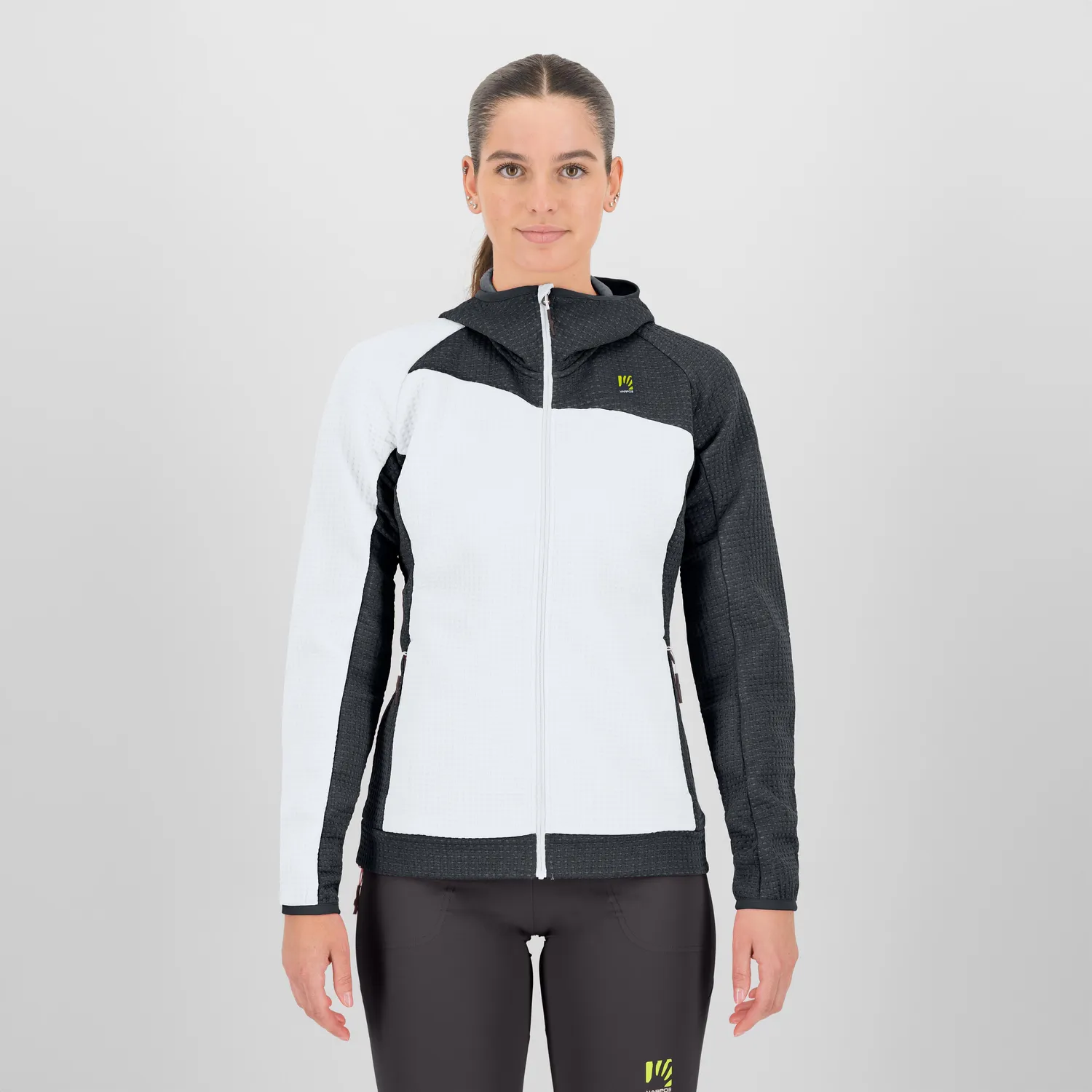Karpos Averau W Full-Zip Hoodie fleece dama cu gluga
