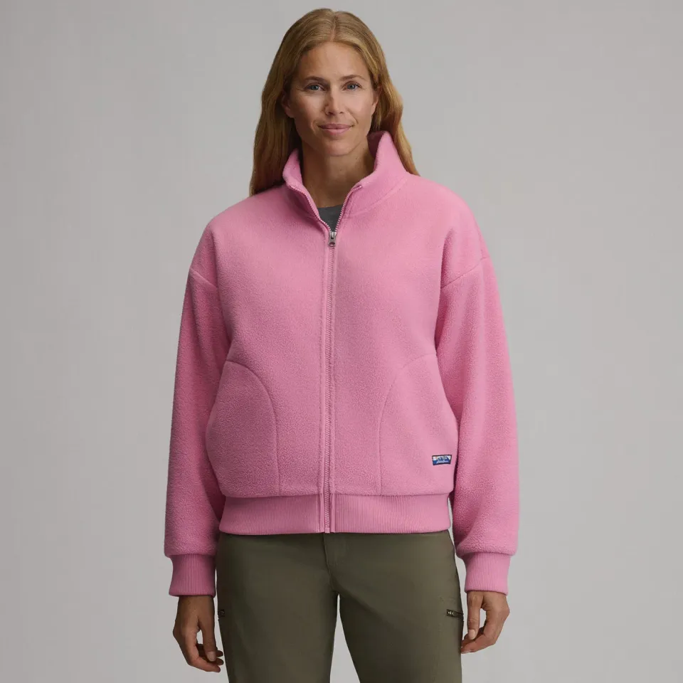 Eddie Bauer Authentic Outdoor hanorac polar roz pudrat