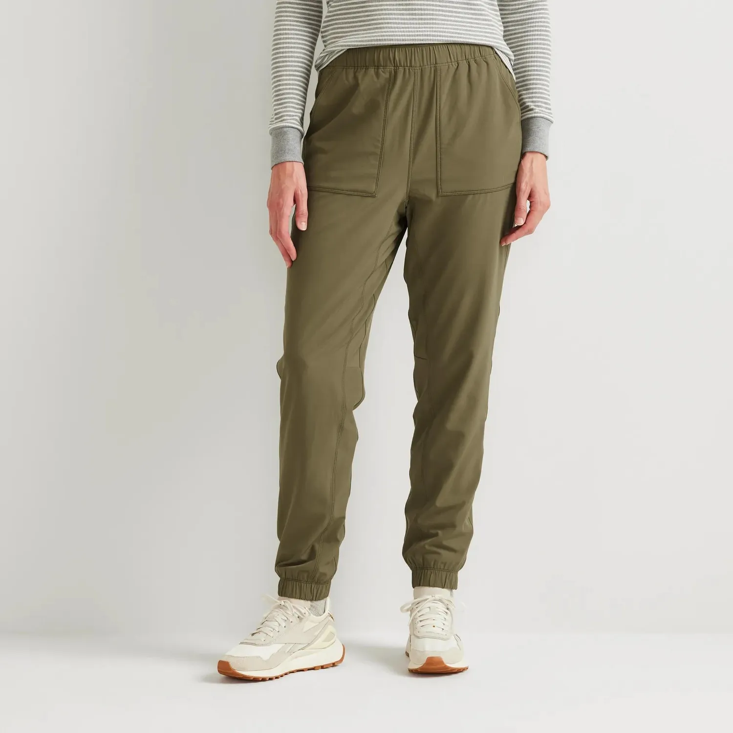 Eddie Bauer Flexion pantaloni damă negri cu polar